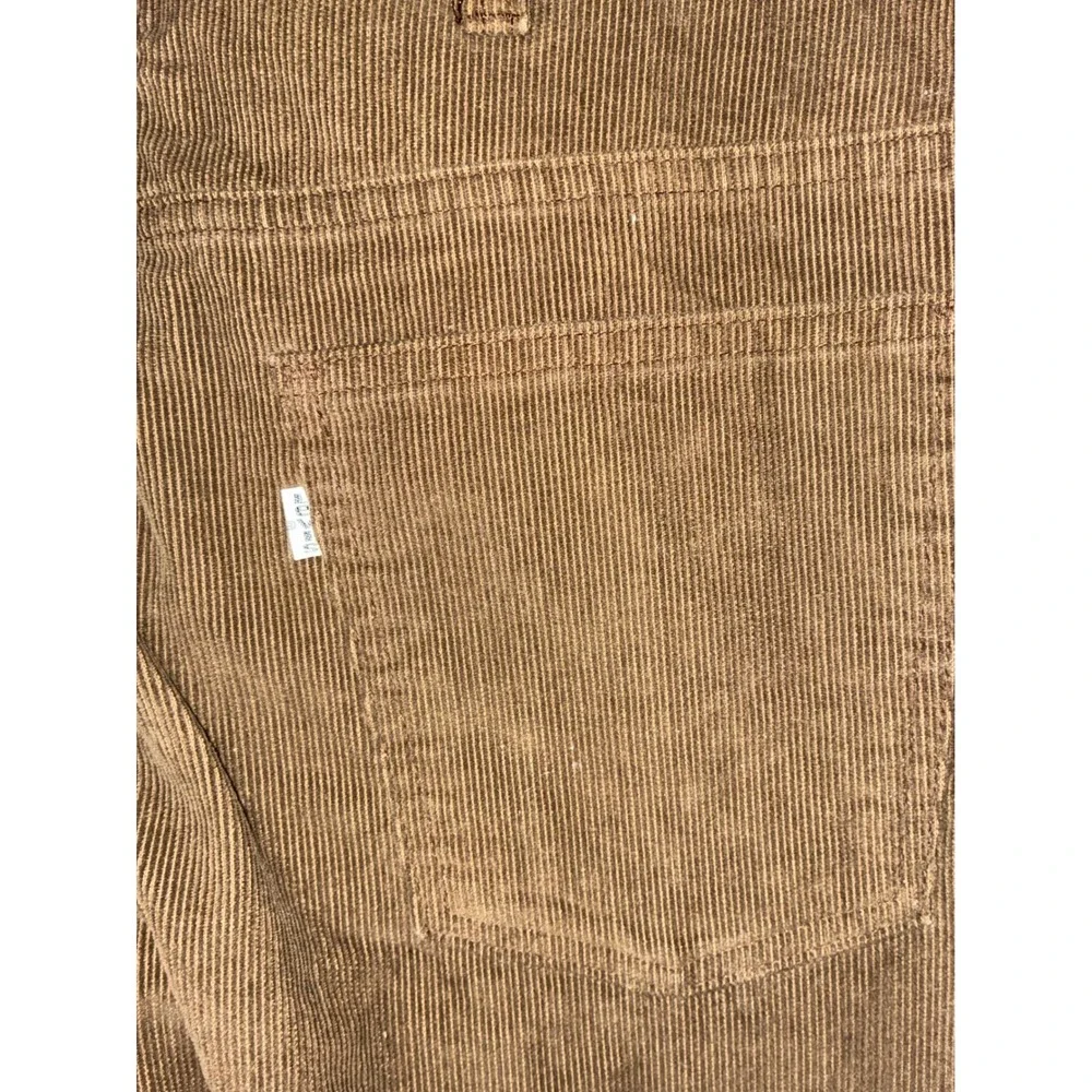 Levi's 519 Corduroy Pants Mens 34x33 Brown Vintage Slim Straight Trousers